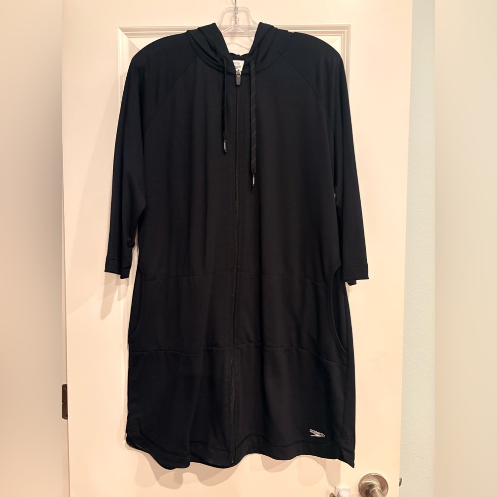 Speedo Black Swim Coverup